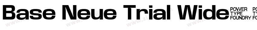 Base Neue Trial Wide字体转换
